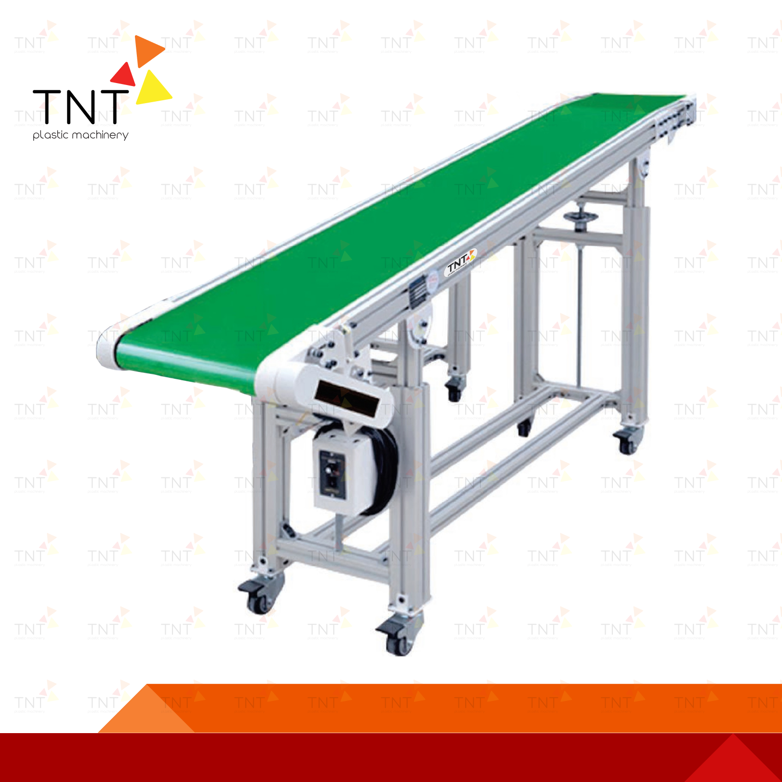 Băng tải PVC xanh giúp tăng tốc độ sản xuất