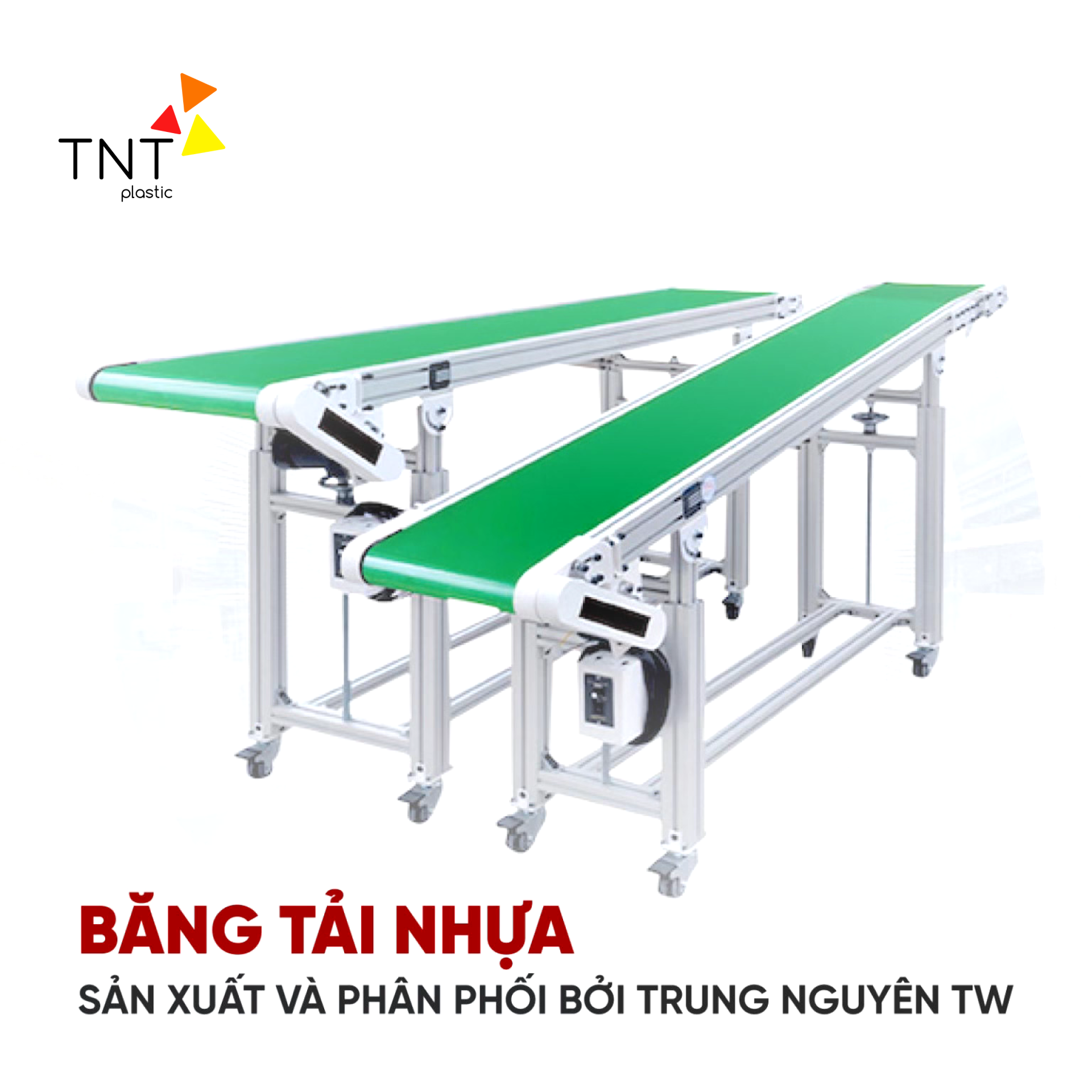 Trung Nguyên TNT chuyên phân phối băng tải PVC xanh chính hãng