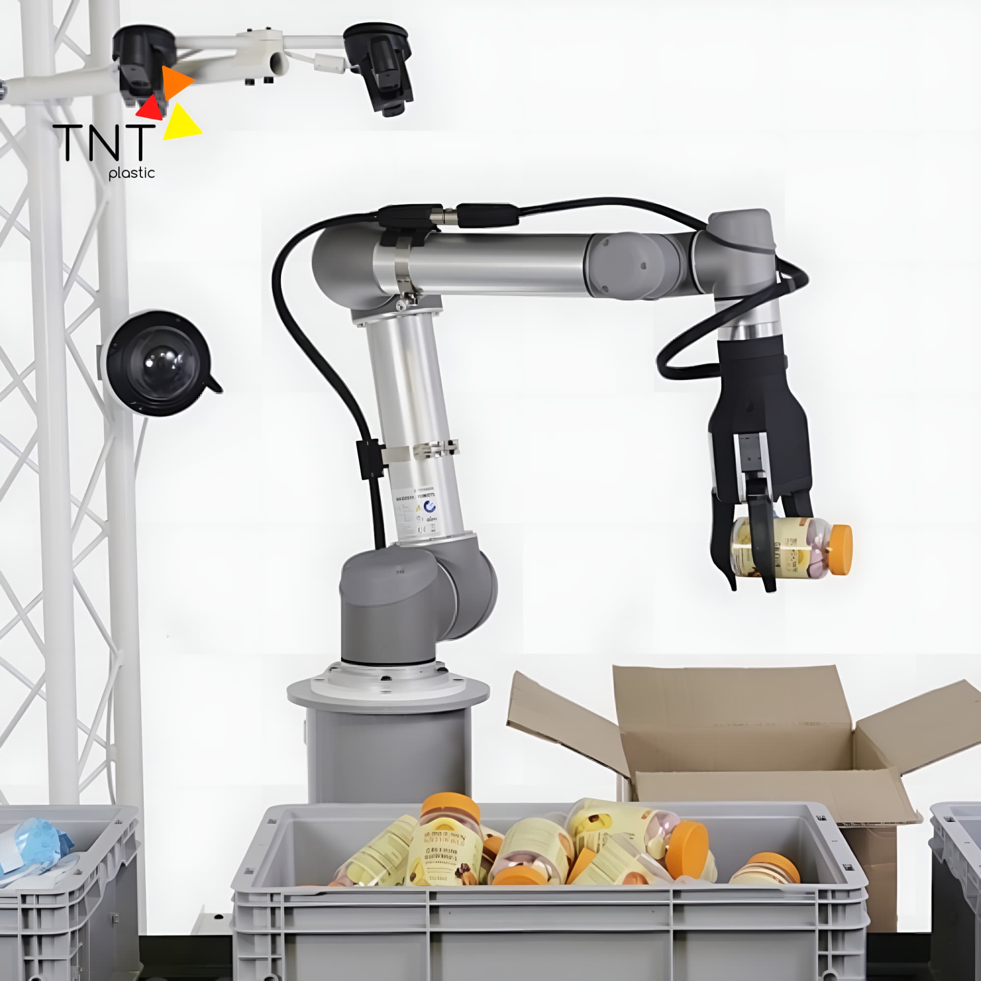 ứng dụng cánh tay robot gắp sản phẩm trong các ngành khác nhau