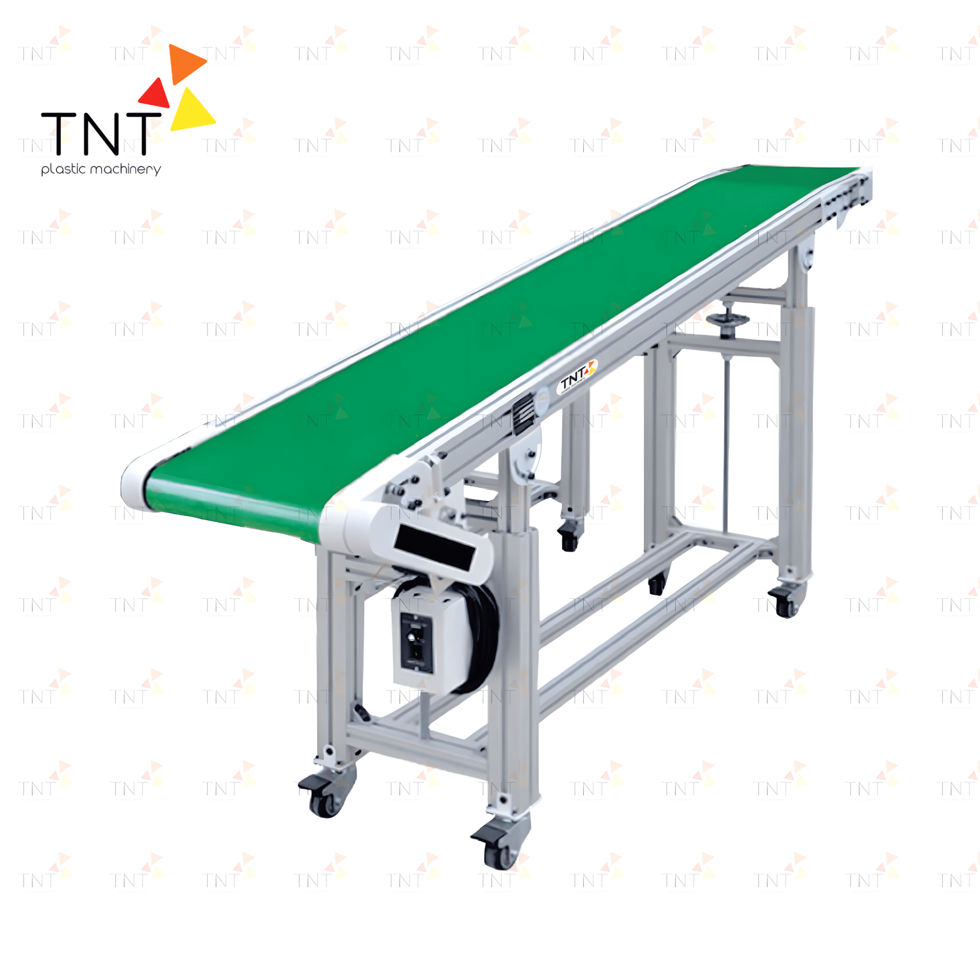 Băng tải nhựa PVC có kết cấu gọn nhẹ