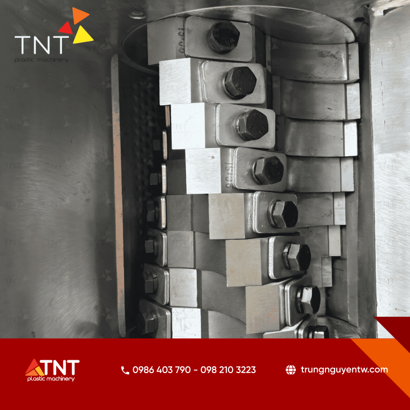 Lưỡi dao phiến của máy băm nhựa phế liệu