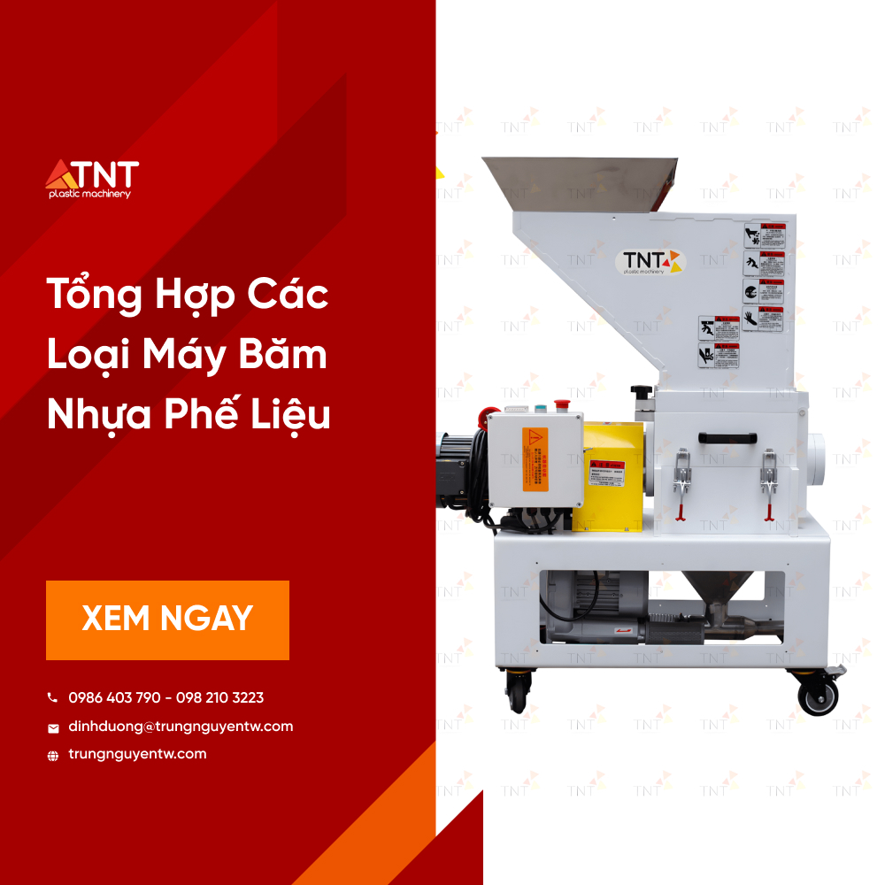 Tổng Hợp Các Loại Máy Băm Nhựa Phế Liệu