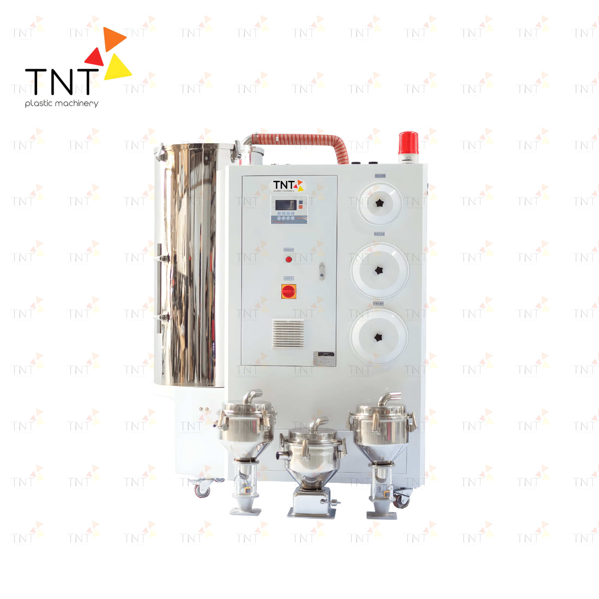 Máy sấy nhựa hút ẩm 3 trong 1 giúp sản phẩm bóng đẹp
