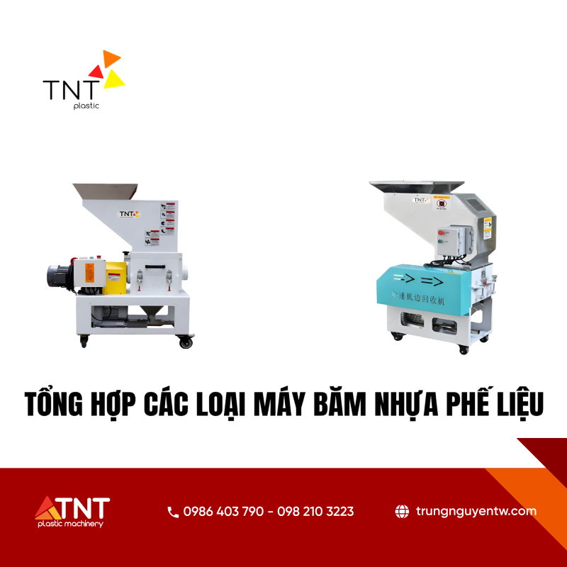 Cùng tìm hiểu về các loại máy băm nhựa phế liệu phổ biến hiện nay