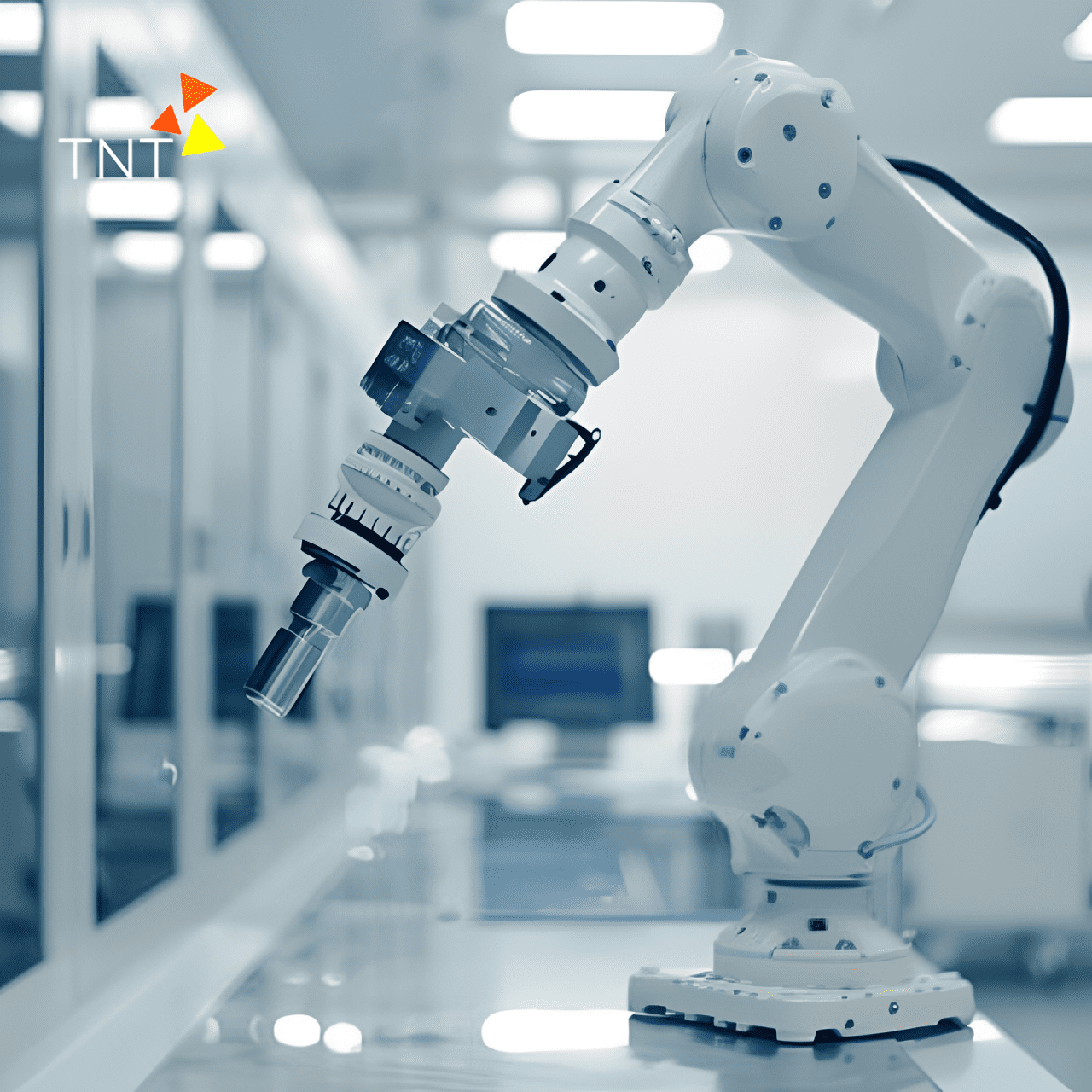 Cấu tạo của cánh tay robot khá phức tạp