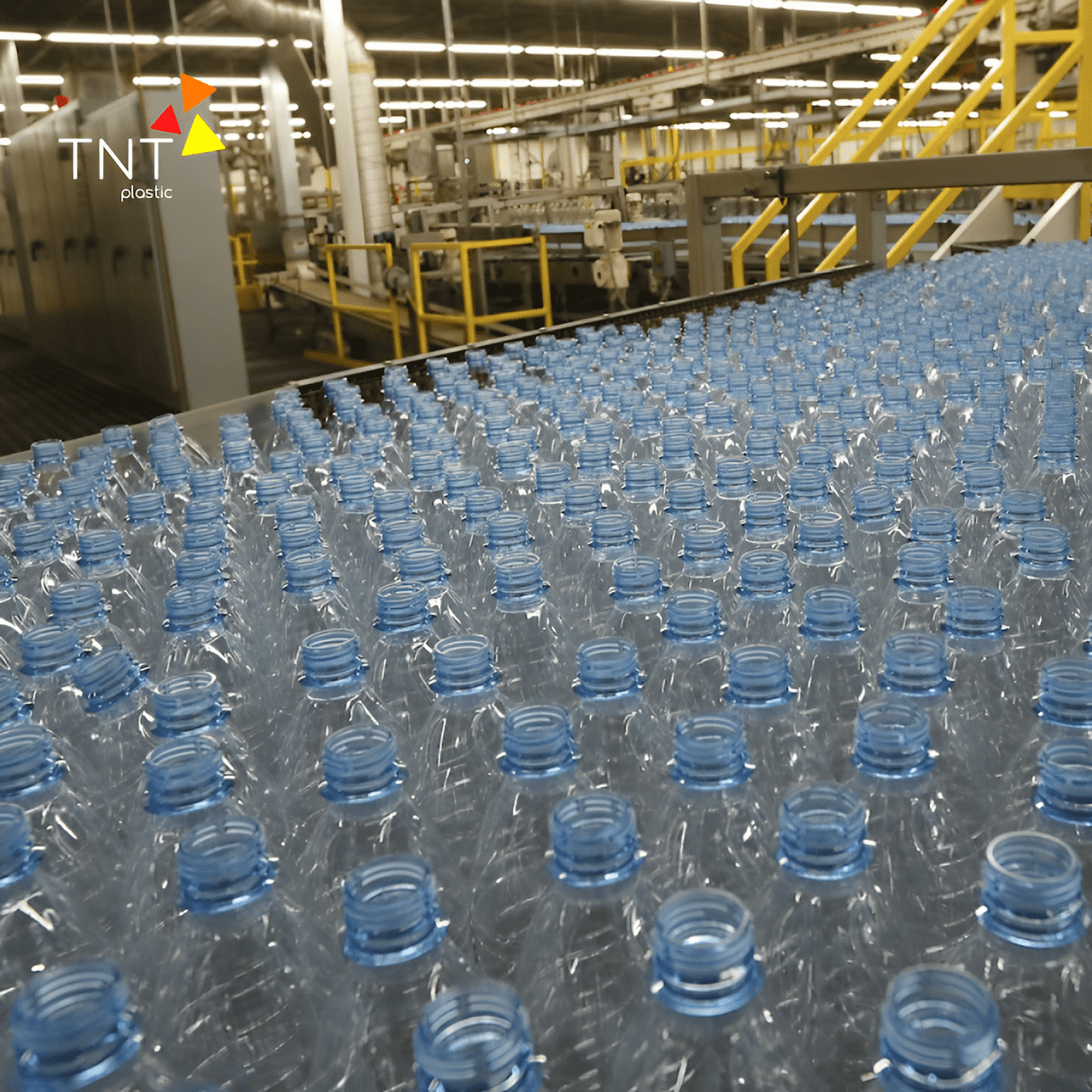 Quá trình sản xuất gia công phôi chai nhựa