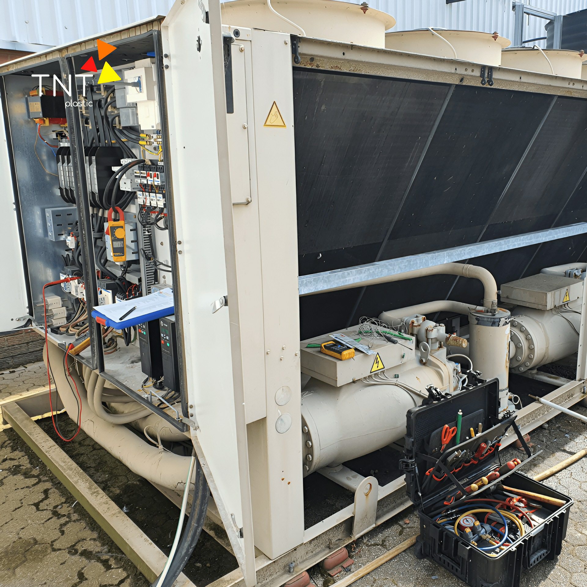 Cách khắc phục các lỗi Chiller hết gas hoặc thiếu gas