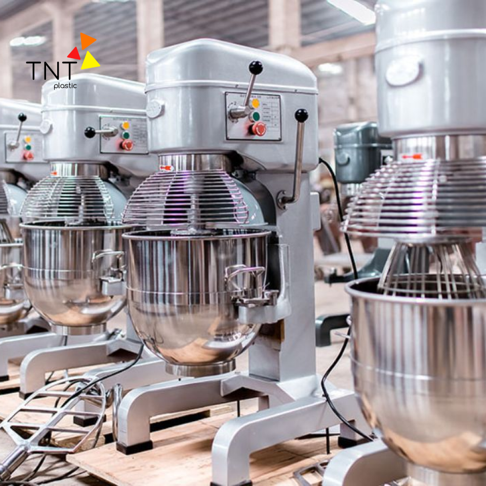 Hình ảnh máy trộn công nghiệp trong các nhà xưởng