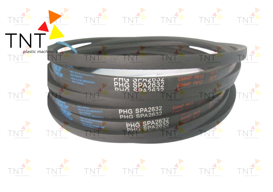 Sản phẩm dây curoa máy băm nghiền nhựa