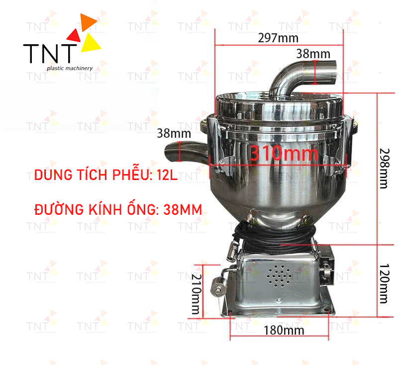 Ảnh sản phẩm phễu chứa liệu 12L