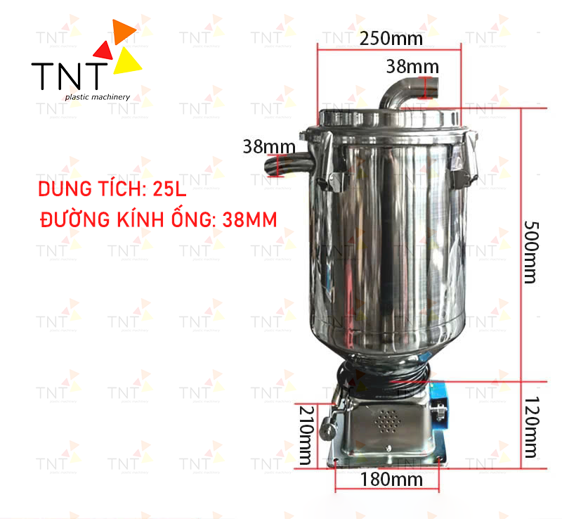 Ảnh sản phẩm phễu chứa liệu 25L