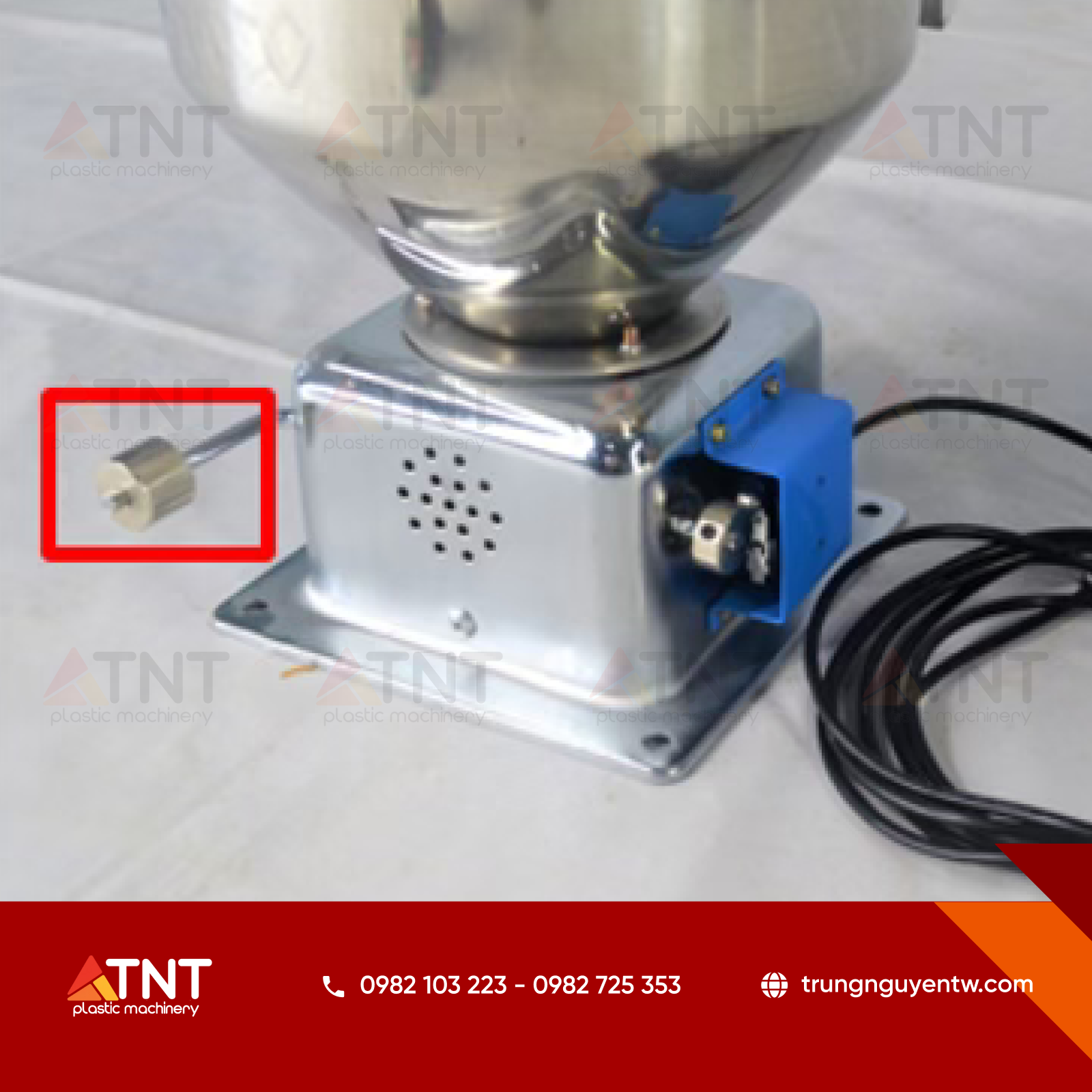 Vị trí quả cân cần kiểm tra