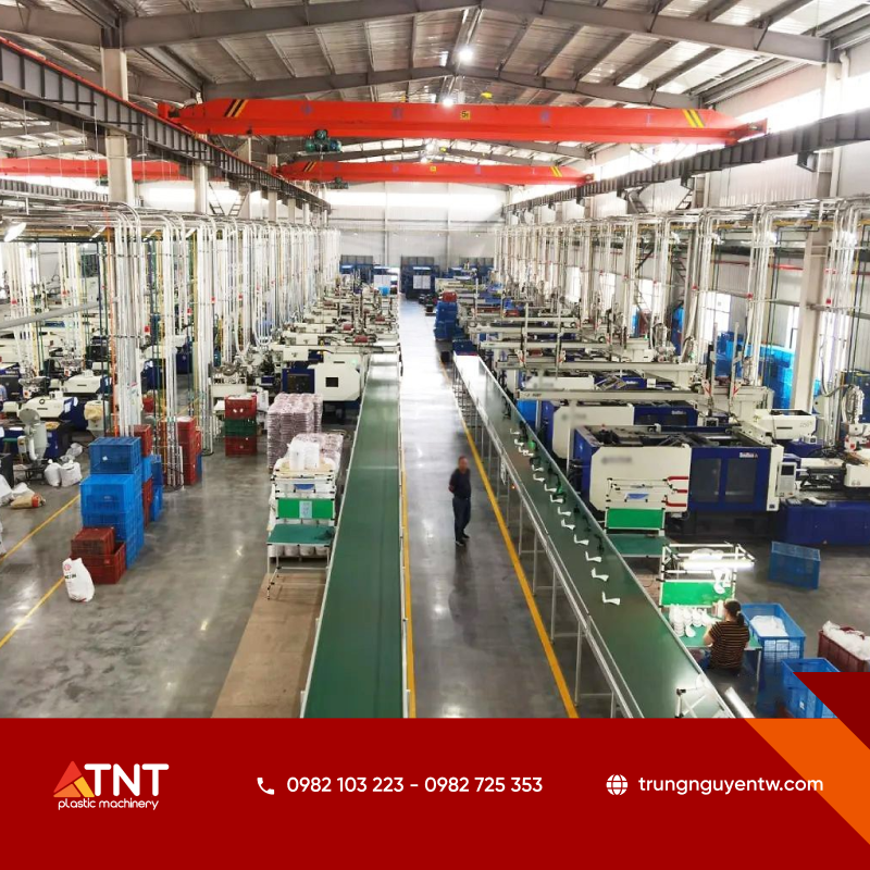 Hệ thống cấp liệu trung tâm trong sản xuất nhựa