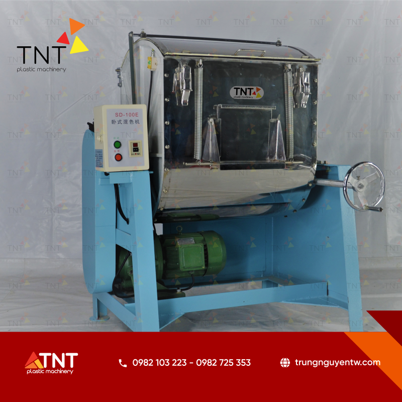 Máy trộn nhựa tiêu chuẩn phù hợp cho sản xuất nhựa ít hút ẩm, sản phẩm tiêu dùng hoặc không yêu cầu kỹ thuật cao