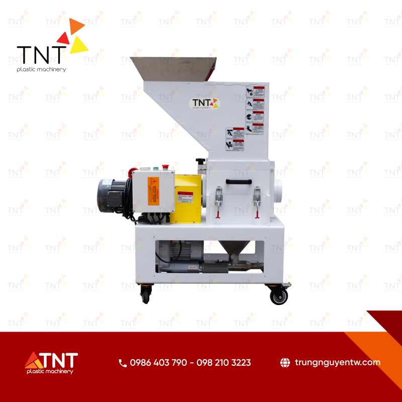 Máy nghiền nhựa giúp tái chế phế liệu nhựa, giảm chi phí và bảo vệ môi trường trong sản xuất