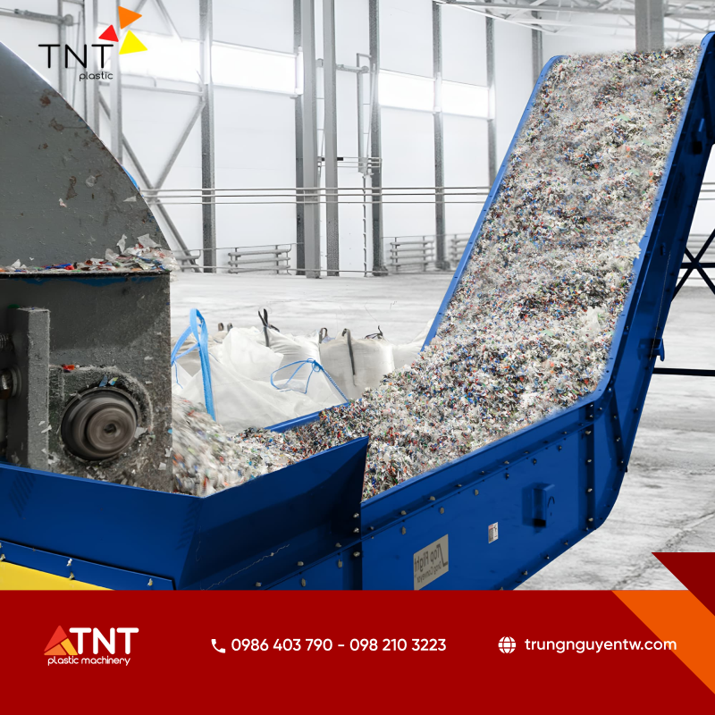 Quy trình hoạt động của máy nghiền nhựa tái chế