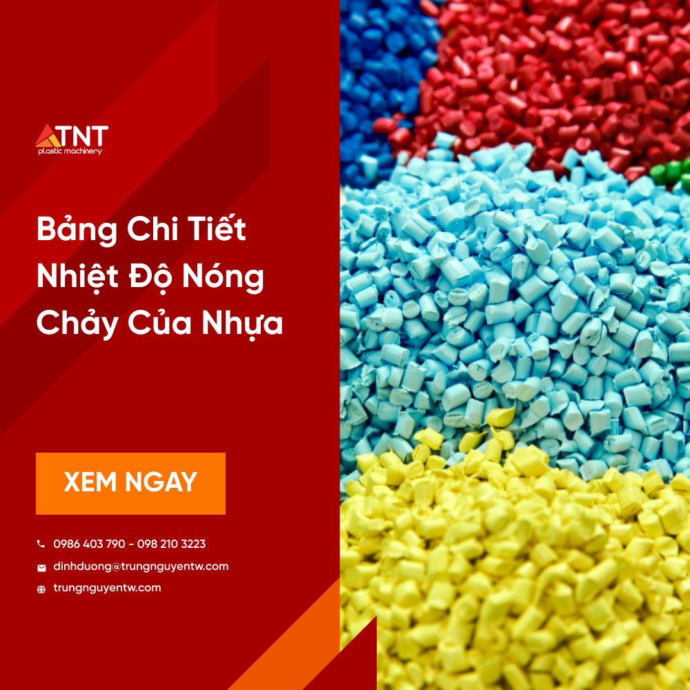 Khám phá bảng nhiệt độ nóng chảy của các loại nhựa