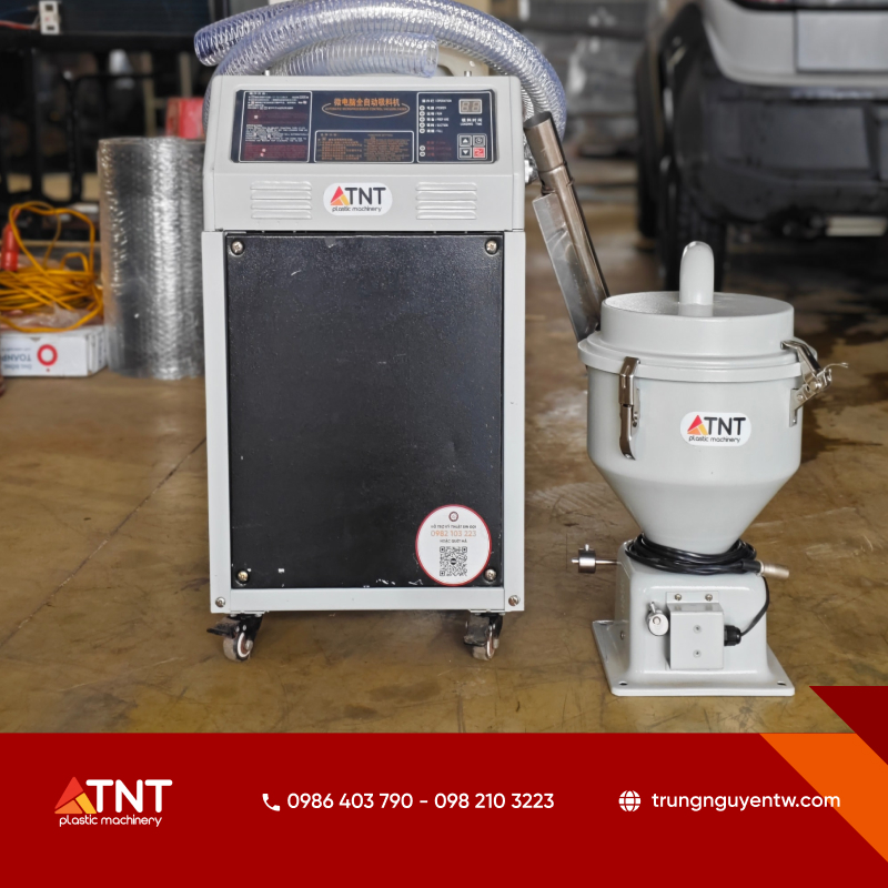 Máy hút liệu tự động tối ưu vận chuyển nguyên liệu, giảm thời gian và công sức lao động