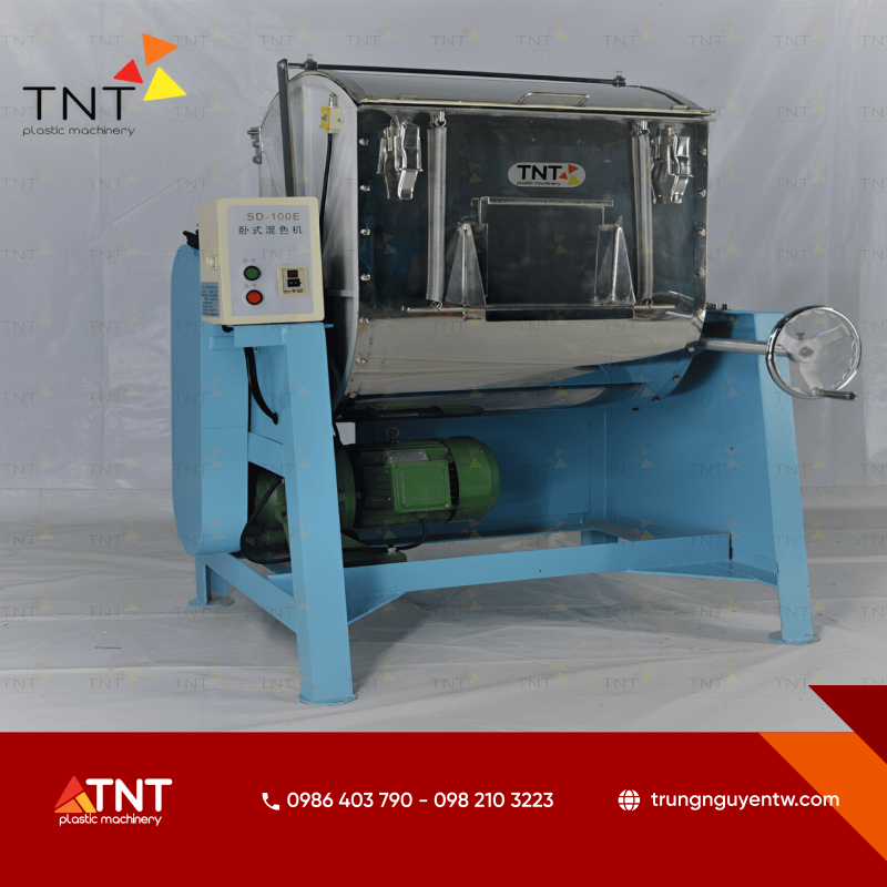 Tìm hiểu về máy trộn nhựa nằm ngang tại Trung Nguyên TNT