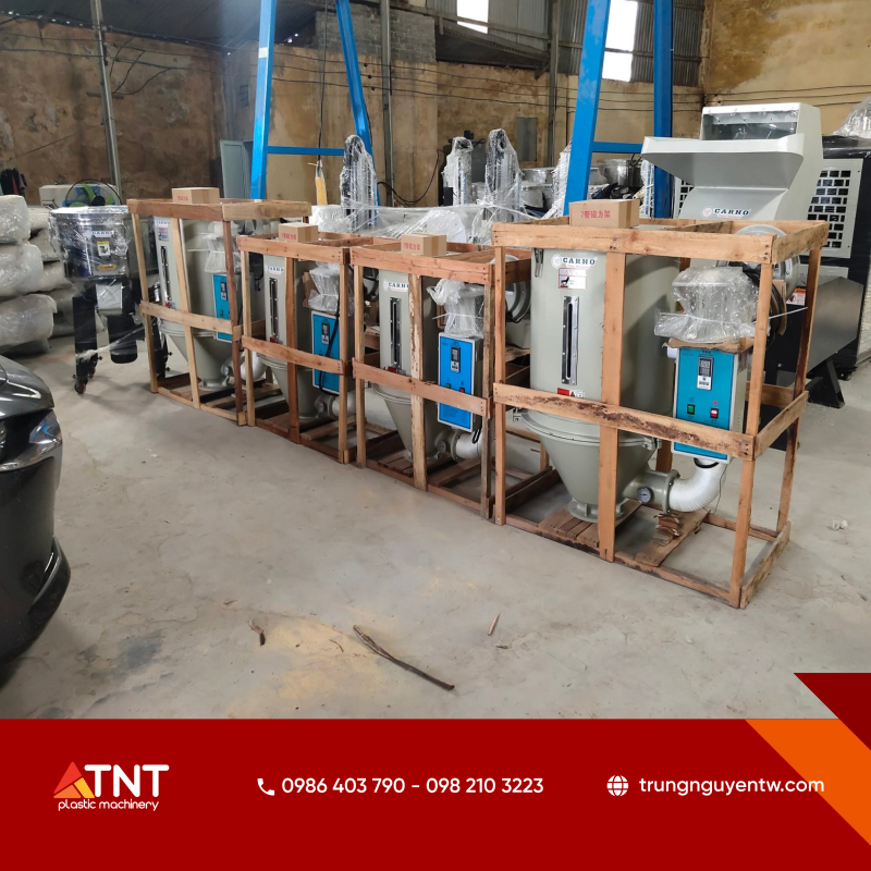 Trung Nguyên TNT cung cấp phễu sấy nhựa và tủ sấy nhựa uy tín