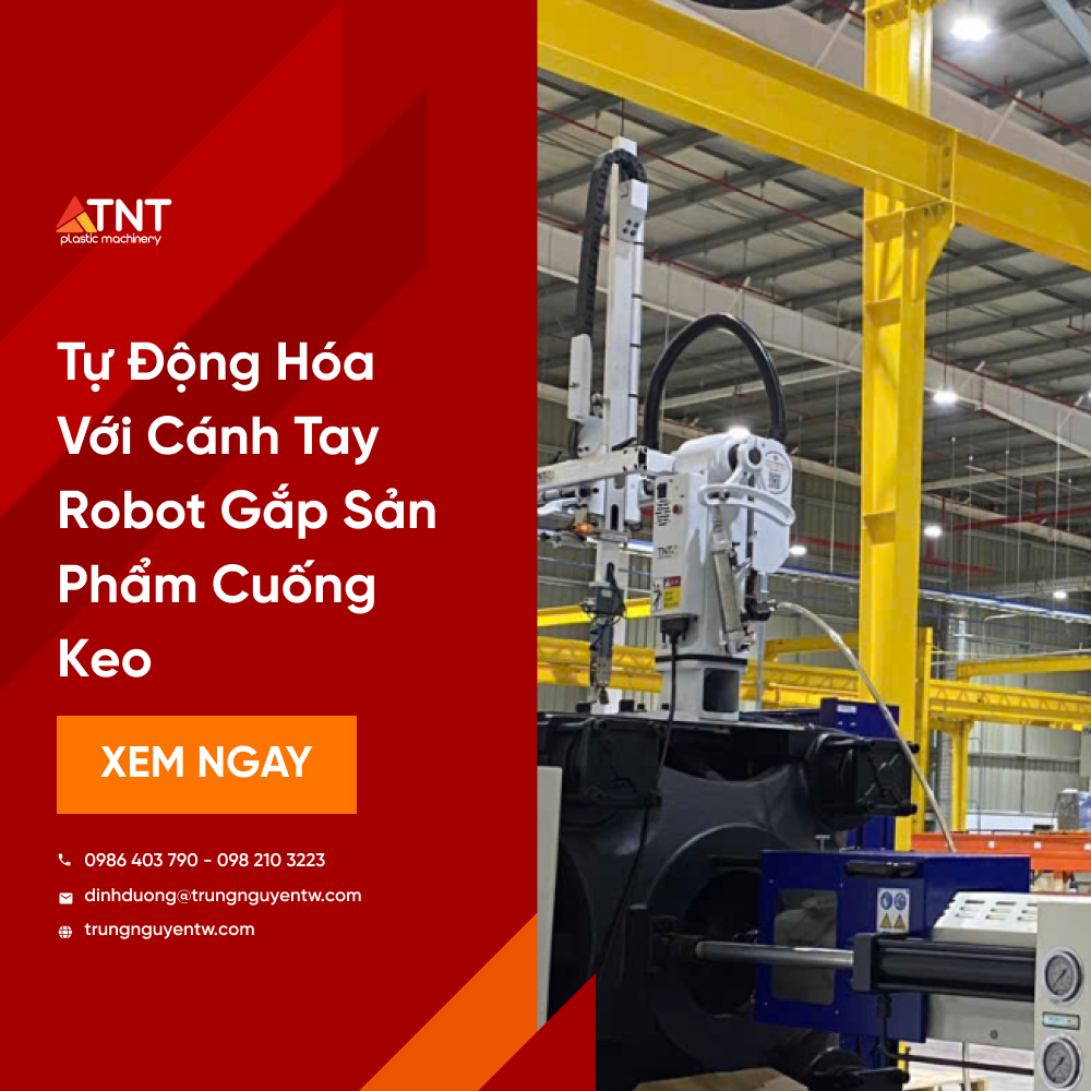 Cánh tay robot gắp sản phẩm là giải pháp tự động hóa quan trọng