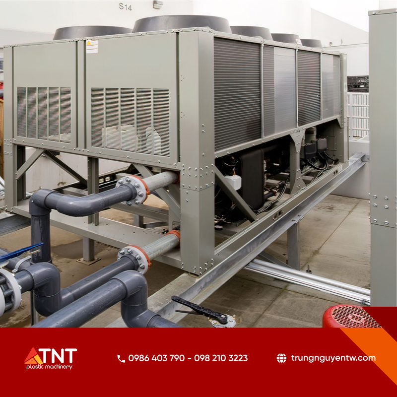 Sơ đồ nguyên lý hoạt động của chiller giải nhiệt gió