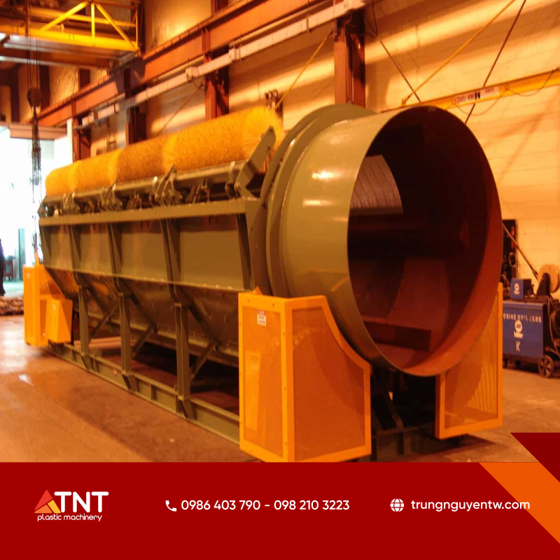 Sàng rung lồng quay có kết cấu đơn giản giúp việc bảo trì trở nên dễ dàng