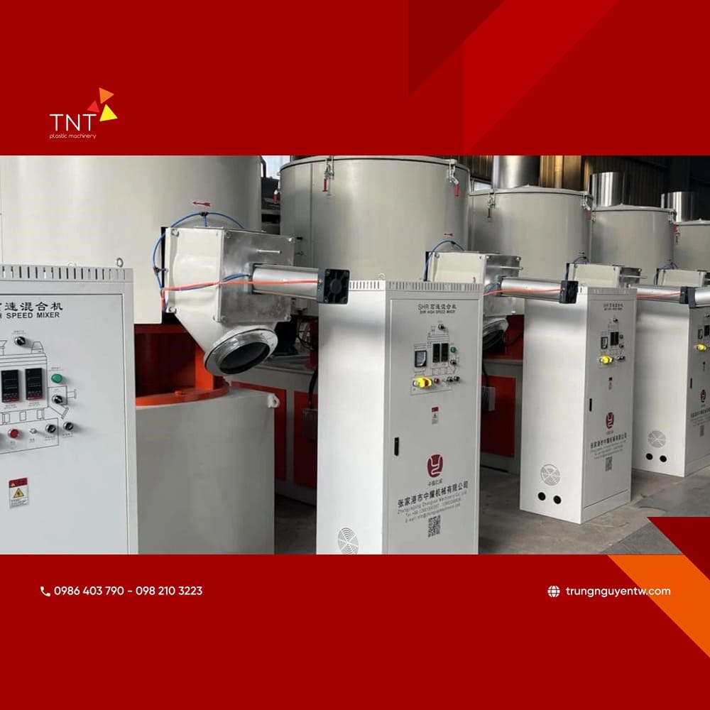 Máy trộn nhựa cao tốc trong công nghiệp nhựa