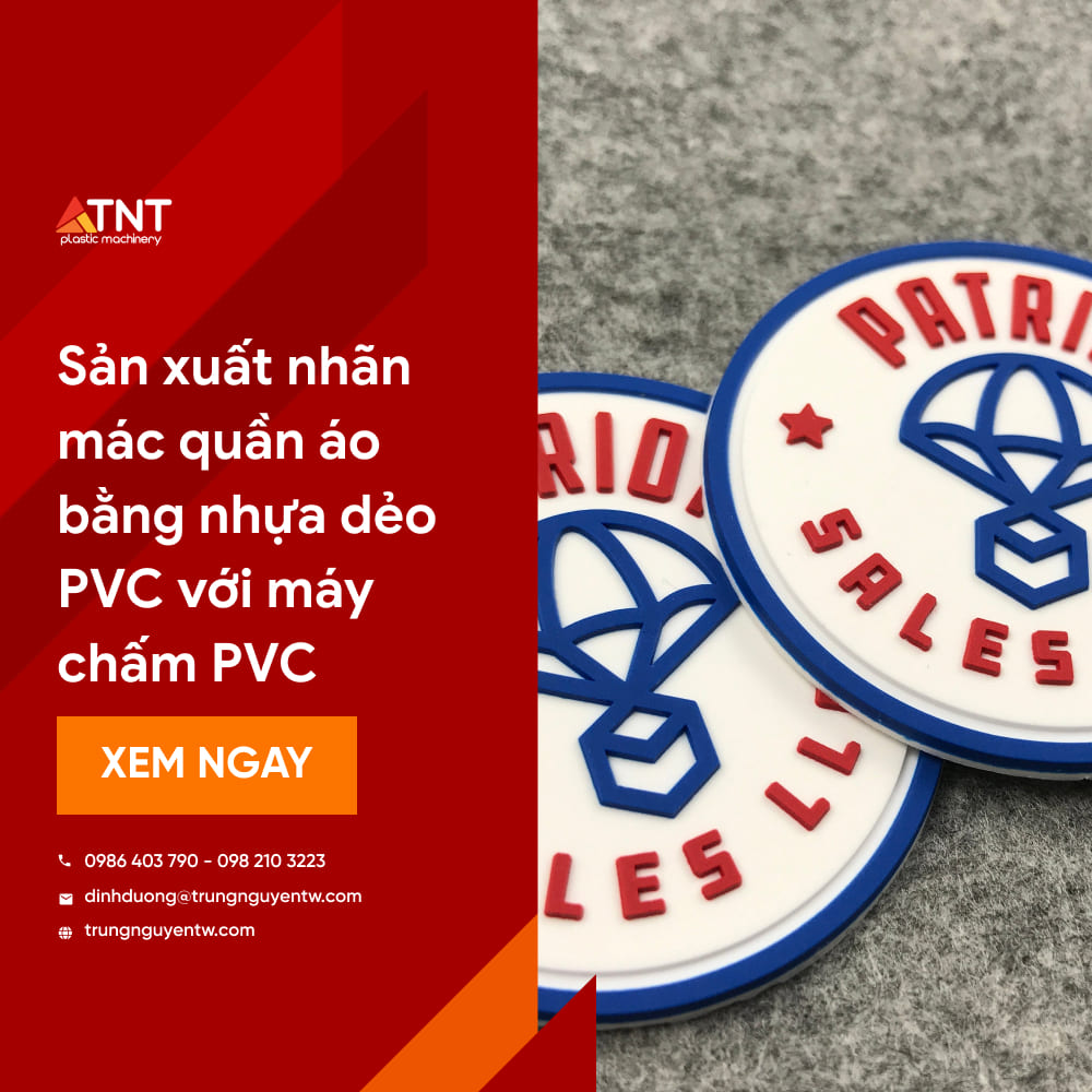 Sản xuất nhãn mác quần áo nhựa dẻo PVC