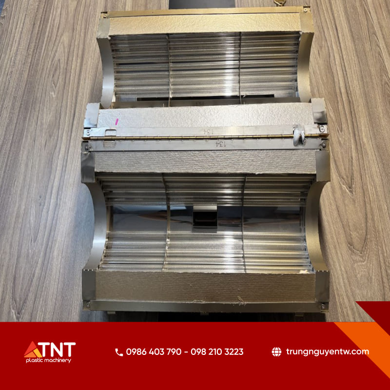 Chi tiết bộ phận gia nhiệt bức xạ hồng ngoại xa (FIR) với khả năng chịu nhiệt cao và truyền nhiệt nhanh.