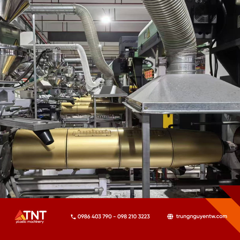 máy gia nhiệt hồng ngoại được ứng dụng trong nhà máy 