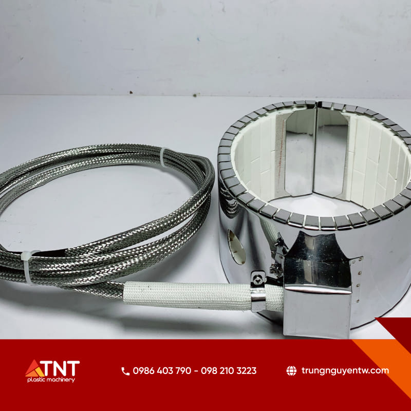 Vòng gia nhiệt sứ (Ceramic Heater) màu bạc chuyên dụng