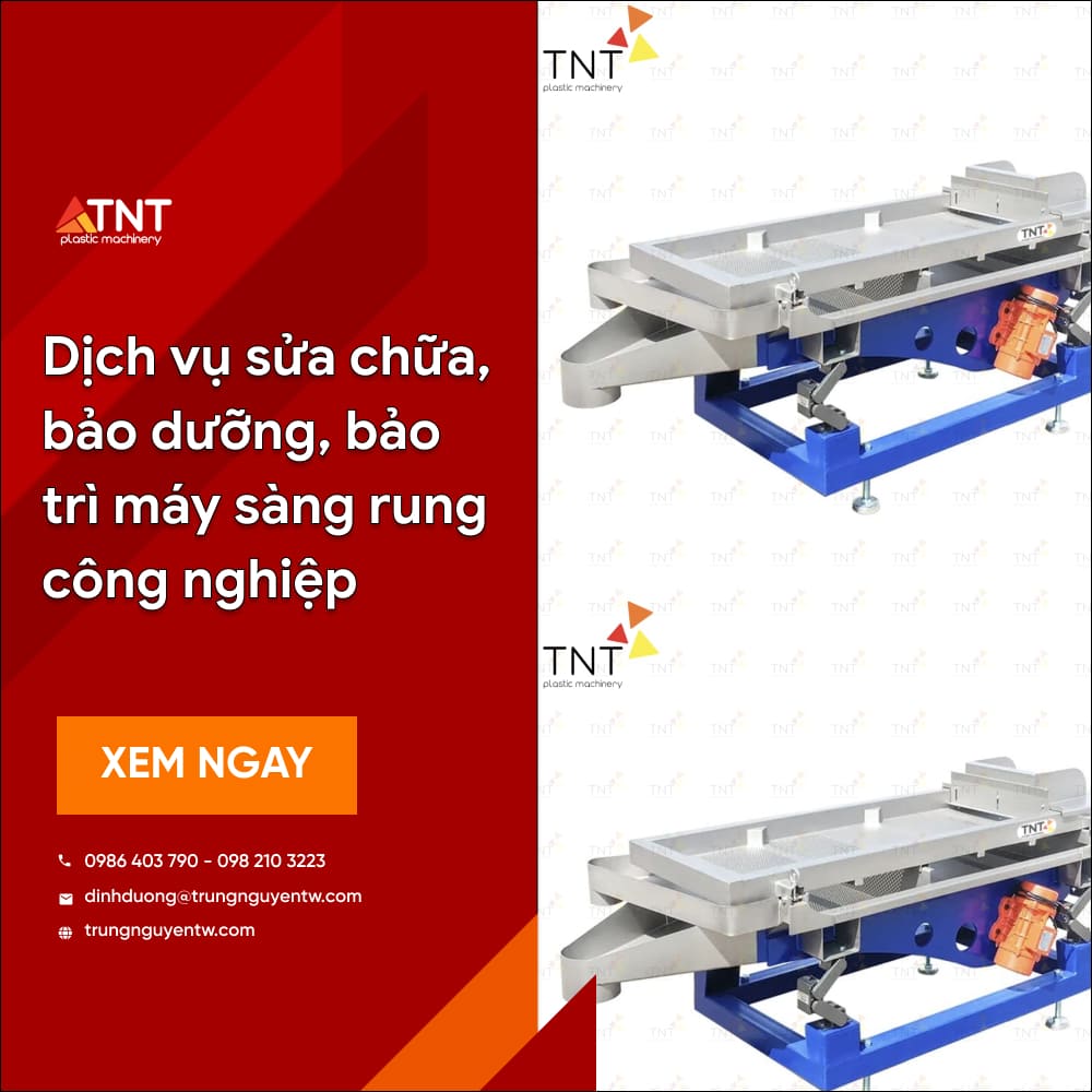 dịch vụ bảo trì bảo dưỡng và sửa chữa máy sàng rung công nghiệp