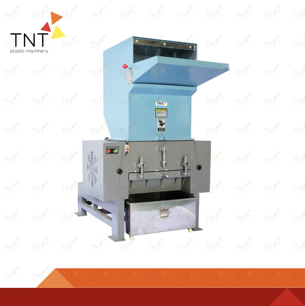 Máy băm nhựa 6 tấc chuyên dùng để nghiền nhỏ các loại phế liệu